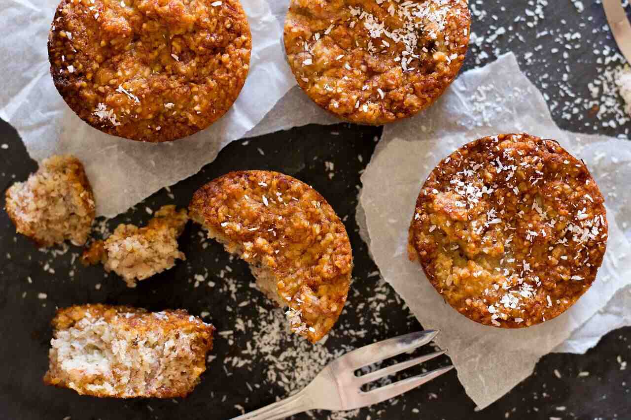 muzlu ve kepekli muffin
