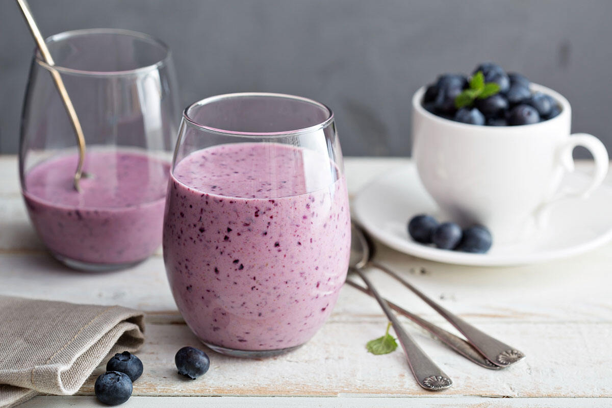 yaban mersinli smoothie tarifi