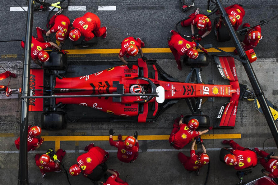 f1 pit stop
