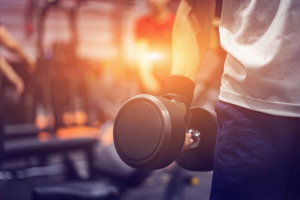 dumbbell ile kol kası geliştirme